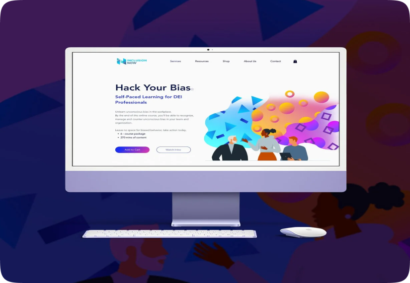 Medical illustration created for a DEI consulting agency – variant 1