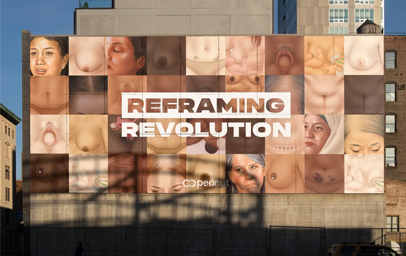 Reframing Revolution diverse women's health illustration collection by Biotic Artlab for Peanut app